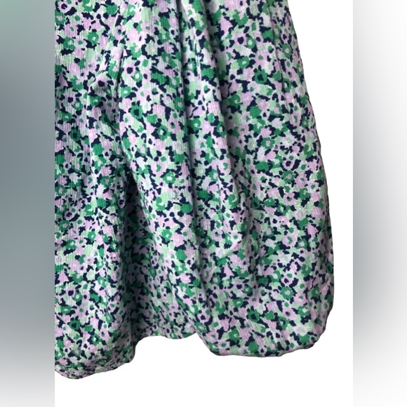 A New Day Floral Puff Sleeve V-Neck Top Size Medium - Picture 8 of 9